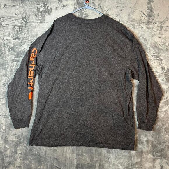 Carhartt Men's Loose Fit Heather Grey Shirt 2XL - Picture 4 of 4
